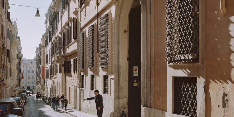 Siamo al n. 155 di via Rasella