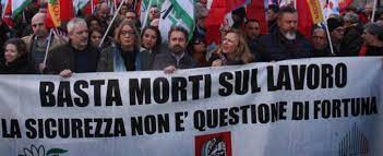 Morti bianche da non dimenticare.