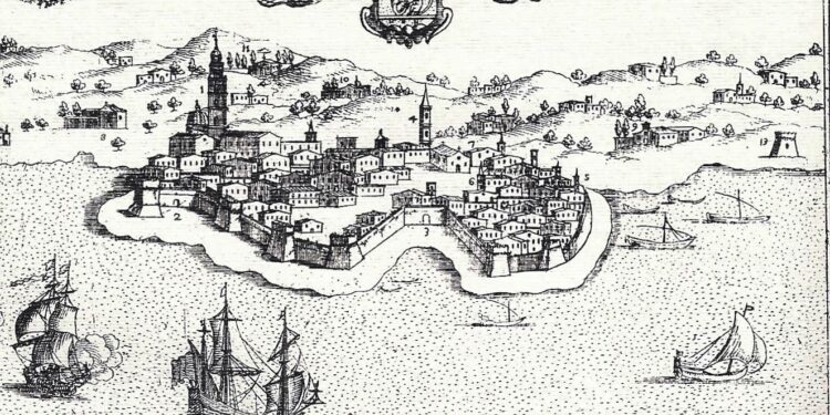 Monopoli nel ‘600 ai tempi degli Spagnoli.