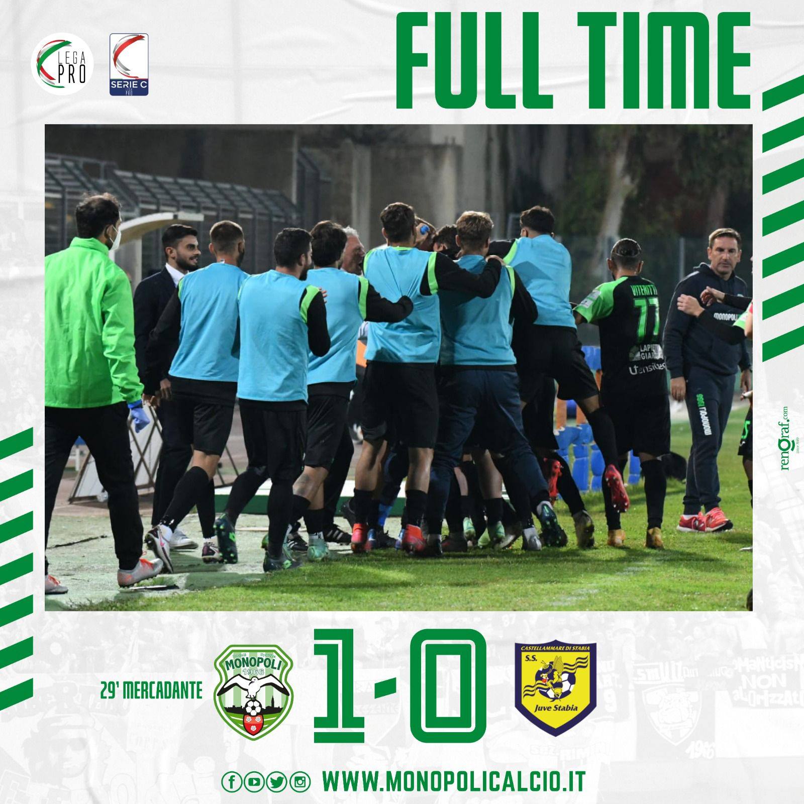 Calcio. MonopoliJuve Stabia 10 Monopoli Tre Rose Calcio. MonopoliJuve Stabia 10 Monopoli Tre Rose