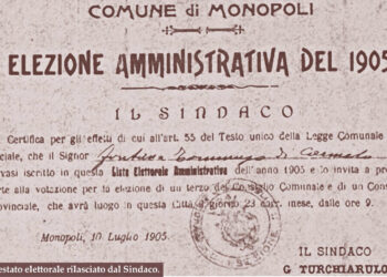 Storia di Monopoli. Dal 1900 al 1910.