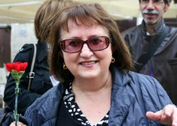 Lella Leoci e il suo libro “Immacolata”.