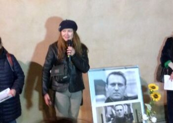 Manifestazione a Monopoli per Alexej Navalny.
