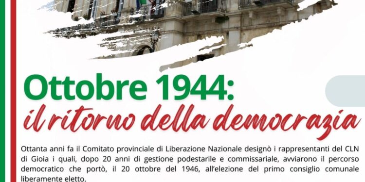 Ottobre 1944: Il ritorno della democrazia