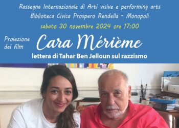 Linea Mediterranea. Omaggio ad Enrico Alba con il film “Cara Mérième”, una lettera di Tahar Ben Jelloun sul razzismo.