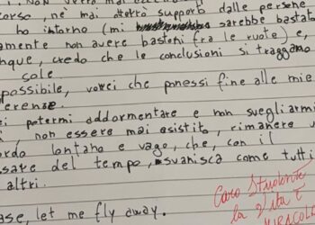 “Vivere è estenuante”. Una lettera appesa all’albero di Natale del Politecnico di Bari.