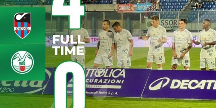 Catania 4 Monopoli 0