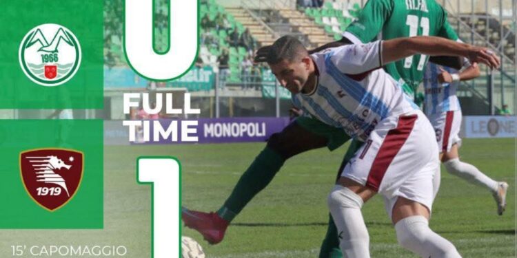 Monopoli 0 Salernitana 1