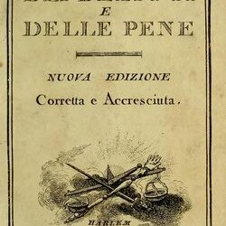 Cesare Beccaria “Dei delitti e delle pene”